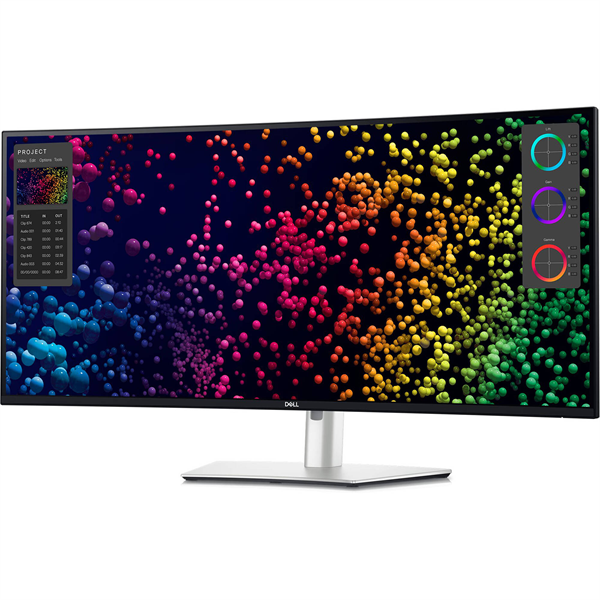 Dell 40" U4025QW, Curved Thunderbolt™ Hub Monitor 2500R IPS Black Technology, 5120 x 2160 at 120 Hz, 2000:1, 21:9, 600 cd/m2 (HDR peak), 5 ms, H-AD, Built-in speaker 2 x 9 W"