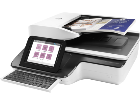 Сканер HP Scanjet Enterprise Flow N9120 fn2 Flatbed Scanner (A3,600x600 dpi,24 bit, USB ,ADF 200 sheets, 120ppm A4, Duplex, replace L2683B)