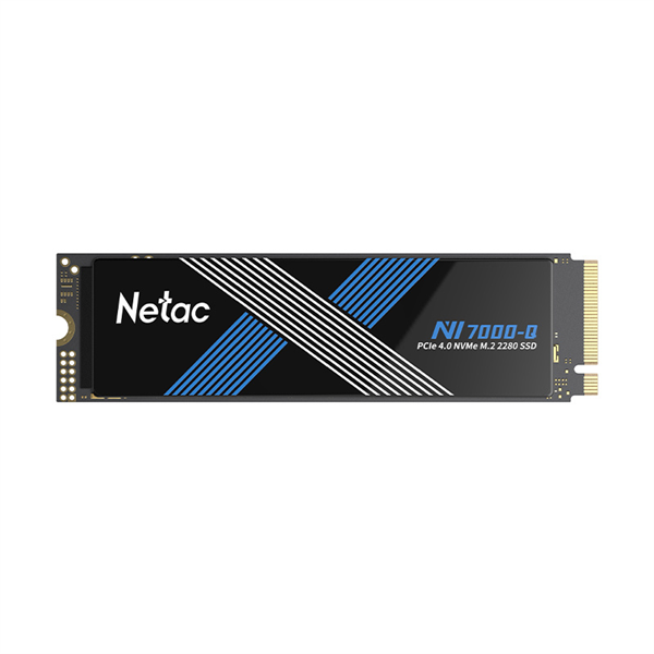 SSD накопитель Netac SSD NV7000-Q 4TB PCIe 4 x4 M.2 2280 NVMe 3D NAND, R/W up to 7100/6200MB/s, TBW2560TB with heat spreader, 5y wty