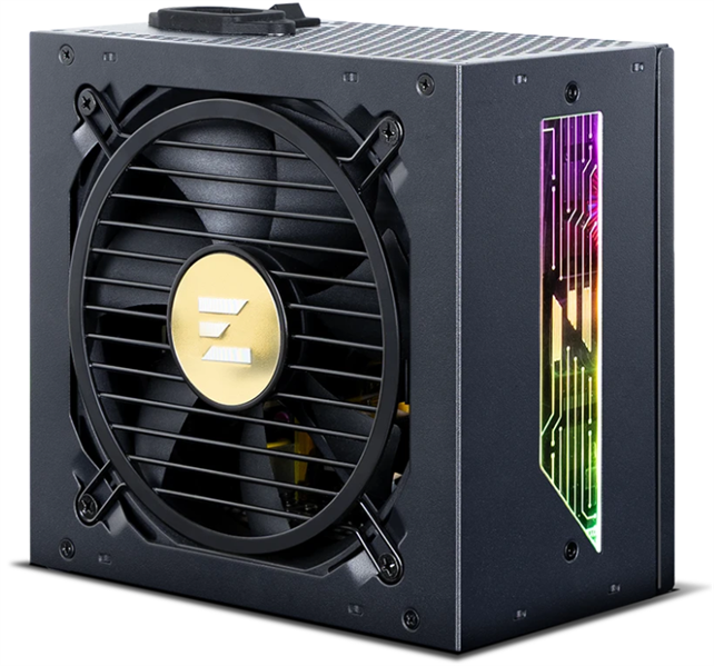 Блок питания Zalman ZM1000-TMX2 VIEW, 1000W, ATX12V v3.0, APFC, 12cm Fan, 80+ Gold Gen5, Full Modular, side ARGB lights, Retail