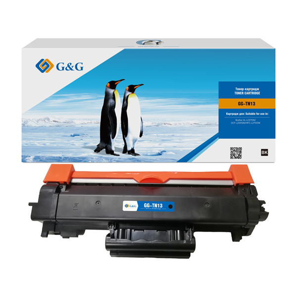 Тонер-картридж G&G toner-cartridge для Brother HL-L2371DN/DCP-L2551DN/MFC-L2752DW TN-13 3 000 стр. гарантия 36 мес. распродажа!