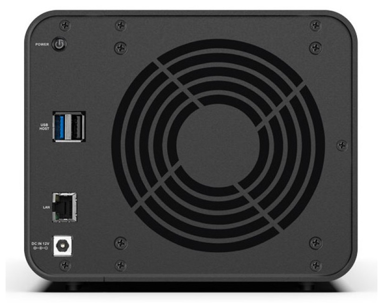 система хранения данных TerraMaster F4-212 tower NAS QC 1,7Ghz/2Gb/TRAID,JBOD,RAID0,1,10,5,6/up to 4 HS SATA(3,5' or 2,5')/2xUSB/1xGbE RJ-45/iSCSI/1xPS/1YW