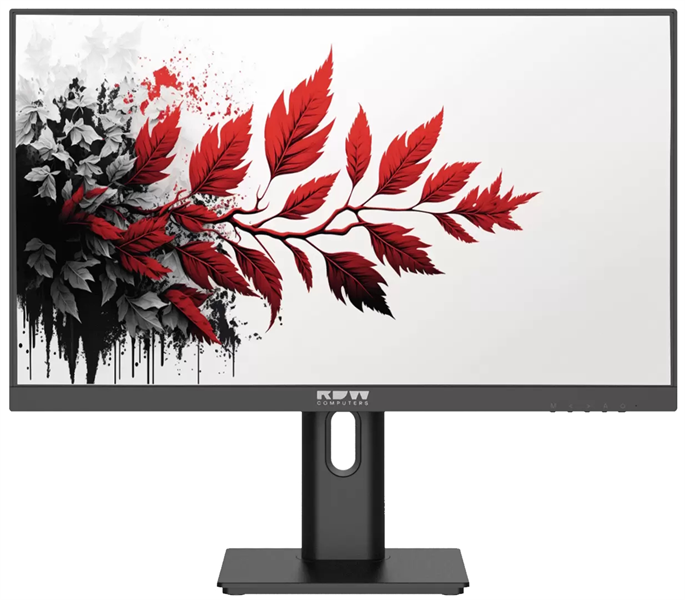 Монитор RDW2701K ЕМТЦ.467846.017-01 2560x1440(QHD) IPS 27"100Hz 1мс 178°/178 350cd HDMI DP Type-C/65W Рег. по высоте, Портретный режим, Поворот вокруг своей оси(лево/право), наклон, внутр.БП, Динамики, черный