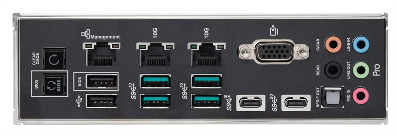 Материнская плата ASUS PRO WS W790E-SAGE SE, Intel® W790, 8*DDR5, 8*SATA, 3*M.2, 2 x SlimSAS, 5*USB 3.2, 2*USB 2.0,Type-C, 11*PCIx16, VGA, CEB; 90MB1C20-M0EAY0