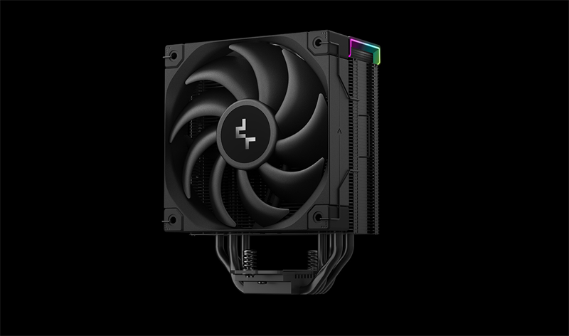 Кулер для процессора DEEPCOOL AK400 DIGITAL PRO LGA1700/1200/115X/AM5/AM4 (9шт/кор, TDP 220W, PWM, Fan 120mm, 4 тепл. трубки, ARGB, черный) RET (R-AK400-BKAPMN-G)