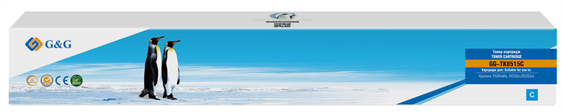 Тонер-картридж G&G GG-TK8115C голубой (6000стр.) для Kyocera Mita Ecosys M8124cidn/M8130cidn