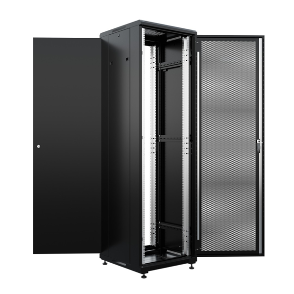 Телекоммуникационный шкаф (4401) Бастион SKAT TB-22R660PF-B Телекоммуникационный шкаф 22U/600x600мм/Пд-перф/Зд-металл/RAL9005/47,5кг/1.5 л.г
