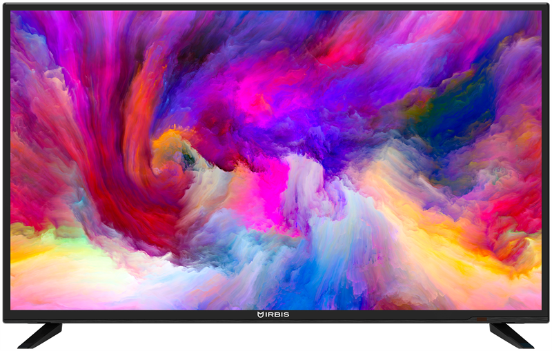 Телевизор ЖК IRBIS 43S01FD257BS, 43", 1920x1080, 16:9, Digital (DVB-T2/DVB-S2/DVB-C/PAL/SECAM), Smart TV, 1024MB, 8GB, Wi-Fi, Input (AV RCA, USB, VGA, HDMIx3, PC a (после ремонта, потертости, царапины, нет ножек)