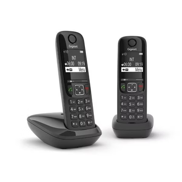 Телефонный аппарат GIGASET AS690 DUO BLACK