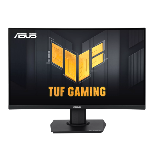 Монитор ASUS 23.6" TUF Gaming VG24VQER VA Curved 1920x1080 1ms 250cd 180Hz MM HDMI DP Tilt Black (существенное повреждение коробки)