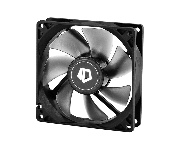Вентилятор для корпуса ID-COOLING NO-9225-SD 92x92x25мм (156шт./кор, 3pin, черный, 1500об/мин) BOX