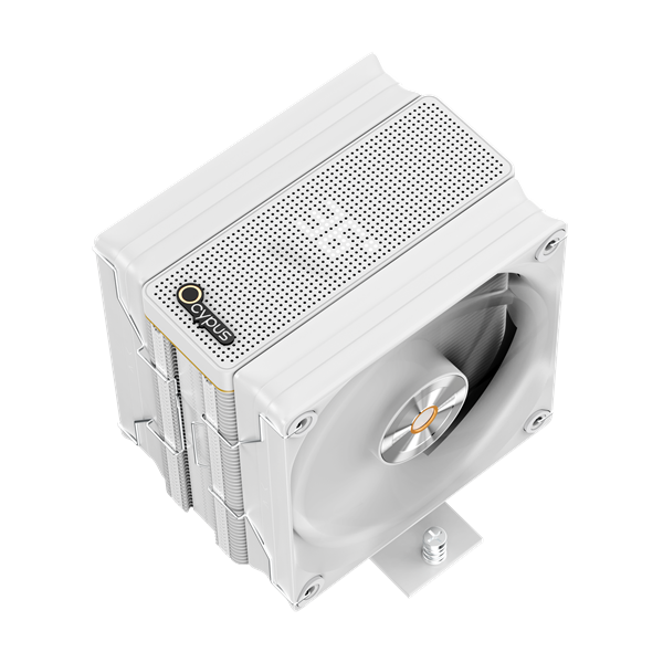Кулер для процессора Ocypus Iota A40 WH Dual Fan, 2x120mm FAN, Display Panel, 4 HEAT PIPES, 4-PIN PWM, 500-2000 RPM, 29DBA, FDB, LGA115X/1200/1700/18XX, AM4/AM5