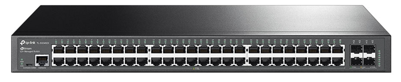 коммутатор TP-Link SG3452X, Omada™ 48-Port Gigabit L2+ Managed Switch with 4 10GE SFP+ Slots