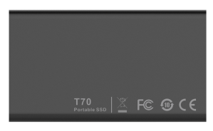 SSD накопитель Dahua T70 2TB USB3.2 Gen2 Type-C, R/W up to 555MB/s/500MB/s, TBW 1240TB 3year wty