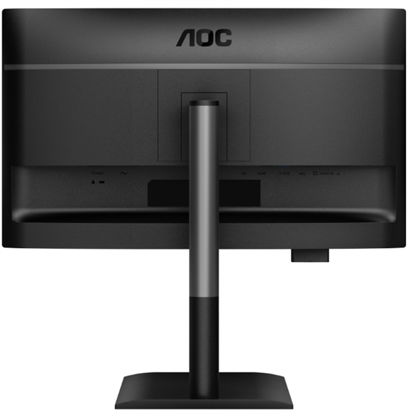Монитор 23,8" AOC 1920x1080 WLED 16:9 IPS 300cd, 1500:1, 20M:1, 4ms, 178°/178°, VGA, HDMI, DP, USB hub: USB3.2x3, USB-B3.2, USB-C(15W), 120Hz, Speakers, Tilt, Height, Swivel, Pivot, Internal, VESA, Black, 3y