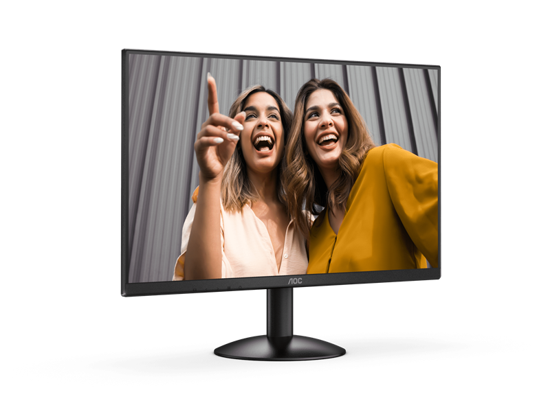 Монитор 21,5" AOC 1920x1080 WLED 16:9 VA 250cd, 3000:1, 20M:1, 4ms, 178°/178°, VGA, HDMI, 120Hz, Tilt, VESA, Internal, Black, 3y