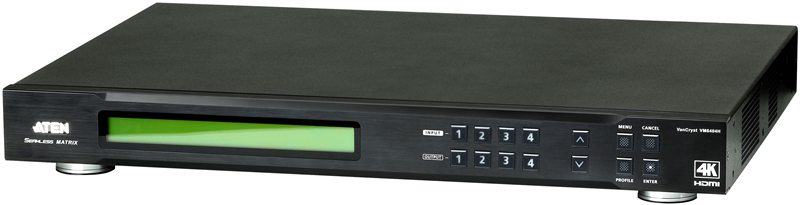 Матричный коммутатор ATEN 4x4 4K HDMI Matrix Switch W/Scaler W/EU