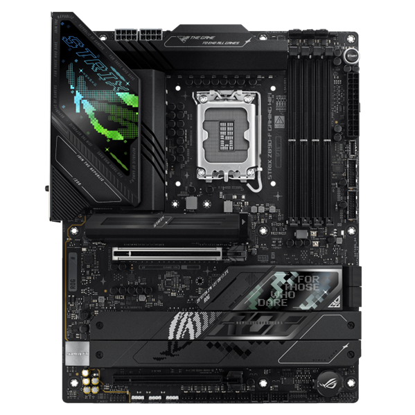 Материнская плата ASUS ROG STRIX Z890-F GAMING WIFI, LGA1851, Z890, 4*DDR5, 4*SATA, 5*M.2, 8*USB 3.2, 2*Type-C, 2*PCIx16, 2*Thunderbolt™ 4, HDMI+DP, ATX; 90MB1I40-M0EAY0