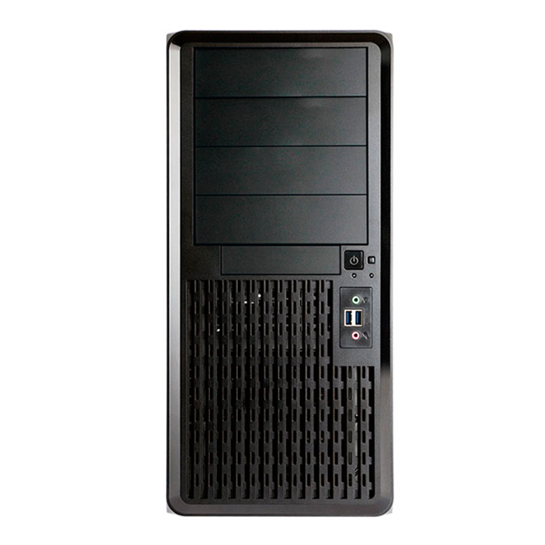 Корпус серверный Midi Tower InWin PE689 Black 750W P75F 80plus Gold USB3.0*2+A(HD)+front fan 120mm*1+rear fan 120mm*1+ 2*2SATA+1*1SATA+Intrusion Switch/ holes for SL20” RACKMOUNT