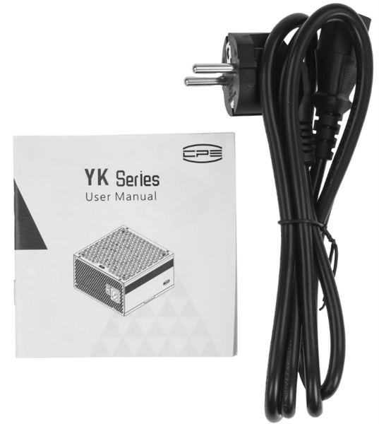 Блок питания PCCooler YK1000, 1000W, ATX3.1/PCIe5.1, APFC, 80+ Bronze, 13.5cm Fan, Non-Modular (P5-YK1000-B1H)