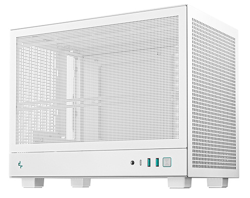 Корпус Deepcool CH160 MESH WH без БП, белый, MINI-ITX (R-CH160-WHNMI0-G-1)