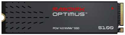 Твердотельный накопитель SanDisk SSD Optimus 5100 M.2 2280 NVMe 500Gb, 6600MBs/5600MBs TBW 300, SDSP51500GAN, 1 year (незначительное повреждение коробки)