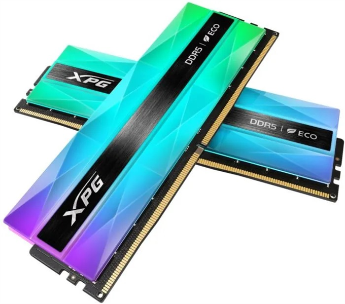 оперативная память ADATA LANCER NEON RGB DDR5 DIMM 32GB 6800MHz 2*16GB 34-45-45 1.4V SILVER GRAY