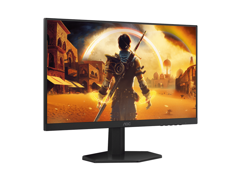 Монитор 23,8" AOC Gaming 1920x1080 WLED 16:9 IPS 300cd, 1000:1, 80M:1, 1ms, 178°/178°, HDMI, DP, 180Hz, Tilt, VESA, Internal, Black, 3y