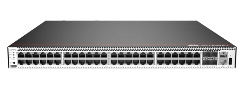 Коммутатор Huawei S5731-H48T4XC (48*10/100/1000BASE-T ports, 4*10GE SFP+ ports, 1*expansion slot, 2*600W AC, Basic SW)