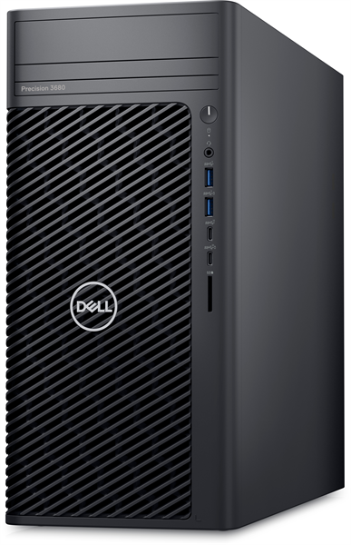 Dell Precision 3680 Tower Core i7-14700 (2,1GHz) 16GB (1x16GB) DDR5, 512GB SSD, Nvidia RTX A2000, 16GB GDDR6, 1000W, TPM, No Optical Drive, Windows 11 Pro Multilang, 1YW