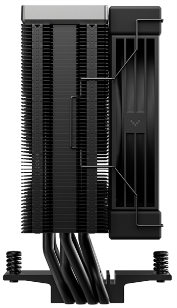 Кулер для процессора DEEPCOOL AK400 G2 LGA1851/1700/1200/115X/AM5/AM4 (12шт/кор, TDP 220W, PWM, Fan 120mm, 4 тепл. Трубки, Wood-grain top cover, черный) RET (R-AK400G2-BKNNMN-GJD)