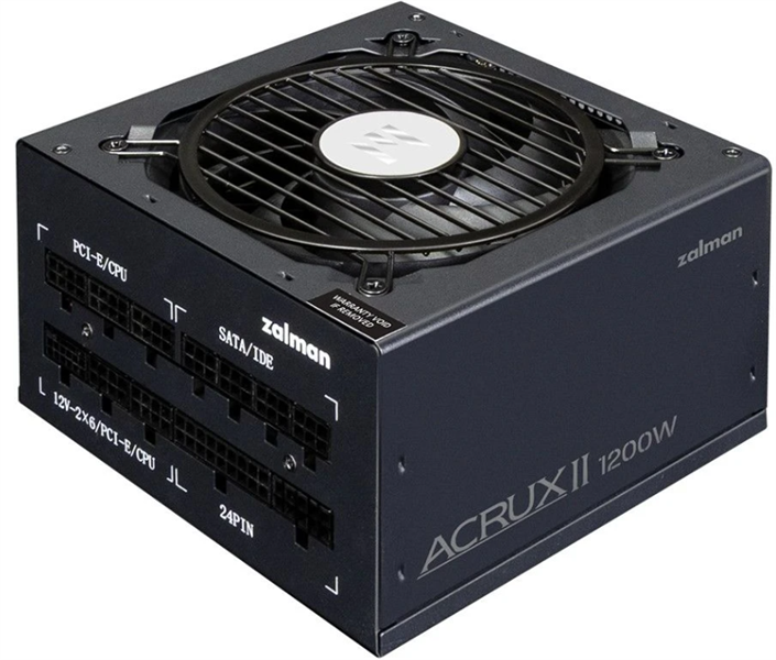 Блок питания Zalman ZM1200-ARX2, 1200W, ATX12V v3.1, APFC, 12cm Fan, 80+ Platinum Gen5.1, Full Modular, Retail