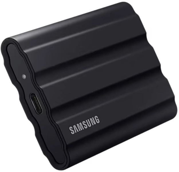 Твердотельный накопитель SSD Samsung T7 Shield External 4Tb BLACK USB 3.2 (MU-PE4T0S) 1year