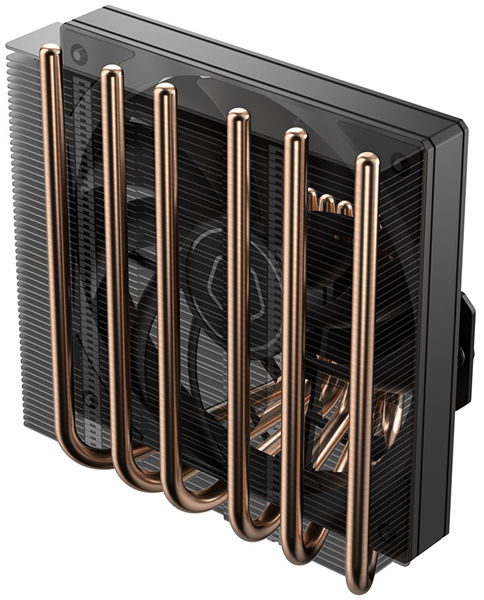 Кулер для процессора ID-COOLING IS-77-XT BLACK LGA1851/1700/1200/115X/AM5/AM4 низкопрофильный высота 77mm (18шт/кор, TDP 150W, PWM, 6 тепл.трубок + медная база, FAN 120mm) BOX