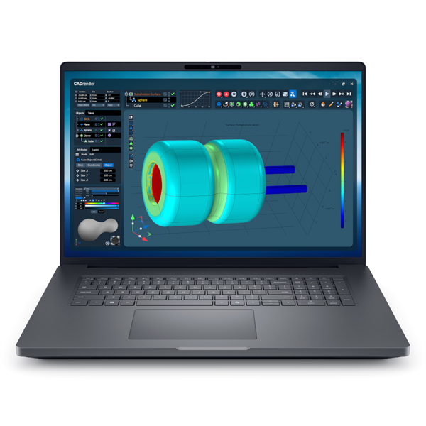 Ноутбук Dell Pro Max 18 Plus MB18250 Core Ultra7 265HX 18" 16:10 QHD+ (2560 x 1600) 120Hz,500 nits,DDR5 32GB (16GB*2),1TB SSD,NV RTX PRO 4000 (16GB GDDR7) backlight,96Whr,FPR,3,3kg,2y,Linux,Black,KB Eng/Rus