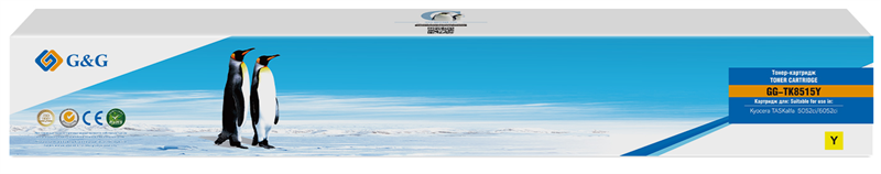 Тонер-картридж G&G GG-TK8115Y желтый (6000стр.) для Kyocera Mita Ecosys M8124cidn/M8130cidn