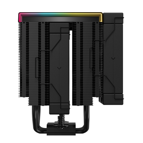 Кулер для процессора DEEPCOOL AK620 DIGITAL PRO LGA20XX/1700/1200/115X/AM5/AM4 (8шт/кор, TDP 260W, PWM, DUAL Fan 120mm, 6 тепл. трубок, ARGB, черный) RET (R-AK620-BKAPMN-G)