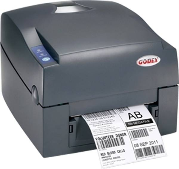 Принтер этикеток Godex TT G500UES, 203 dpi, 4", 5 ips, USB+RS232+Ethernet, 1" core ribbon