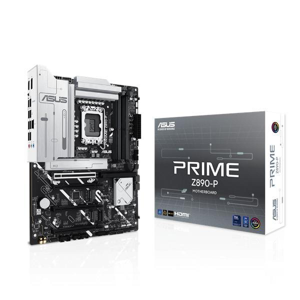 Материнская плата ASUS PRIME Z890-P, LGA1851, Z890, 4*DDR5, 4*SATA, 4*M.2, 3*USB 3.2, 4*USB 2.0, Type-C, 4*PCIx16, HDMI+DP, ATX; 90MB1I50-M0EAY0