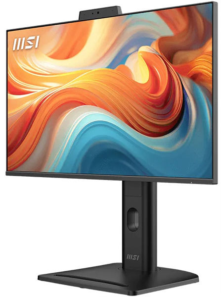 Монитор MSI PRO MP245PDG E14 23.8" 16:9 FHD(1920x1080) IPS Flat,1ms(MPRT),1300:1,100M:1,300nits,Webcam,HDMI,DP,Type-C,Type-B, 2xType A,LAN,Speaker,Tilt,Swivel,Height,Pivot,VESA,144Hz,Black,1y war-ty