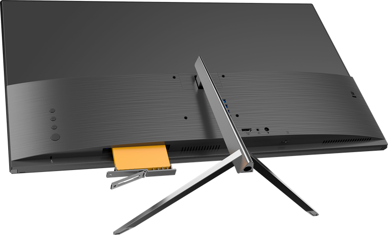 Моноблок IRBIS MB2385 23.8" AIO, CPU intel I5-1135G7, 23.8" LCD (1920x1080IPS), 16GB PCDDR4 2400MHZ+512GB, 1*1 AC wifi, brush dark grey, EU adaptor (После ремонта, потертости, царапины, повреждения коробки)
