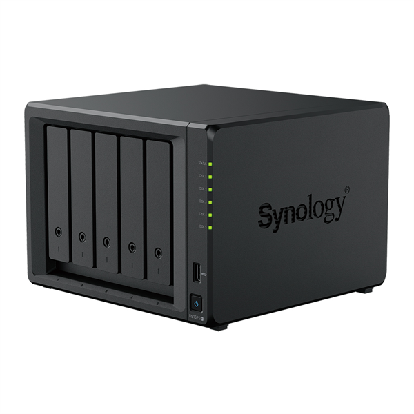 Система хранения данных Synology QC 2,2GhzCPU/8Gb(32)/RAID0,1,10,5,6/ 5HP HDD SATA(3.5', 2.5')upto 15 HDD (2xDX525)/2xM.2/2xUSB3.2/2x2.5GbE/iSCSI/(1xExp.)/1xPS/1YW repl DS1522+