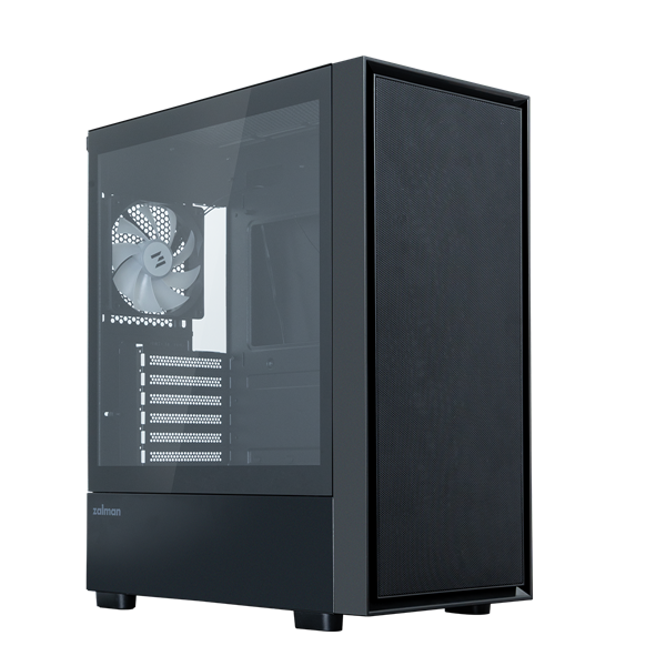 корпус ZALMAN S6, ATX, BLACK, WINDOW, 1xCombo (2.5'' or 3.5''), 3x2.5'', 1x3.5'', 1xUSB Type C, 1xUSB3.0, 2xUSB2.0, FRONT 3x140mm FRGB, REAR 1x120mm FRGB
