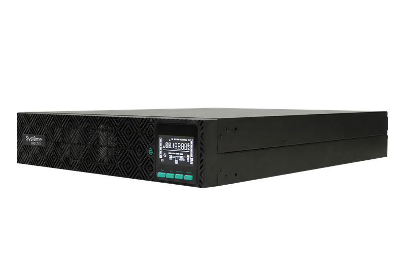 Источник бесперебойного питания Systeme Electric Smart-Save Online SRV, 3000VA/3000W, On-Line, Rack 2U(Tower convertible), LCD, 2U+2U, внеш АКБ