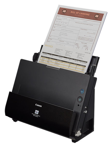 Сканер Canon DR-C225 II (Цветной, двусторонний, 25 стр./мин, ADF 45, High Speed USB 2.0, A4