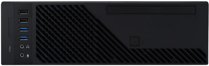 Корпус Slim Case Powerman KI331 Black РМ-300SFX 80+ UBS2.0*2+USB 3.1*2+A(HD)+Front fan 80x80x15mm*1, Micro-ATX, mini-ITX