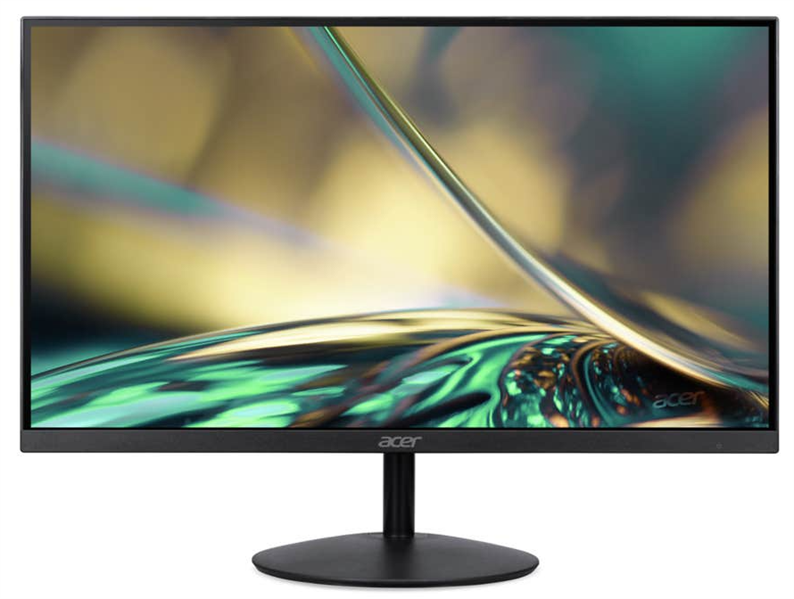 Монитор 23,8'' ACER SA242YEbi ZeroFrame, Ultra Thin Black, 16:9, IPS, 1920x1080, 1 / 4ms, 250cd, 100Hz, 1xVGA+ 1xHDMI(1.4), FreeSync