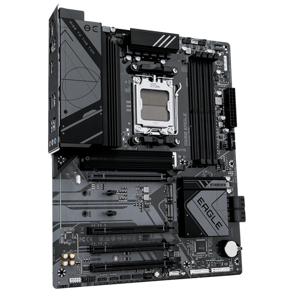 Материнская плата GIGABYTE B650 EAGLE, AM5, B650, 4*DDR5, 4*SATA, 3*M.2, 2*USB 3.2, 6*USB 2.0, Type-C, 4*PCIx16, DP+HDMI, ATX