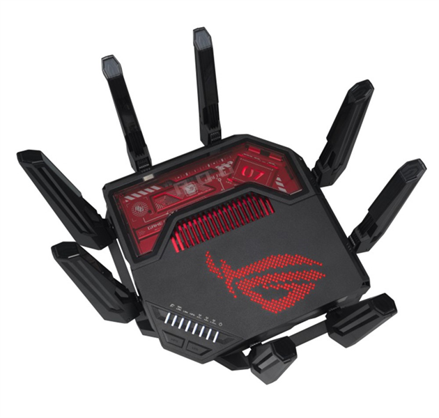 Роутер ASUS GT-BE19000//802.11 a/b/g/n/ac/ax/be, 2,4 + 6 gGz, black