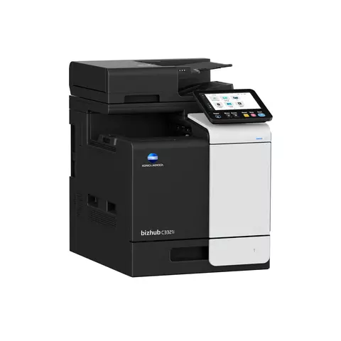МФУ Konica Minolta bizhub C3321i (МФУ,A4, Color, 33 стр./мин, Duplex, 1200x1200, RAM 4GB, 16GB SD, 1,6 GHz, panel 7" sensor, USB/GBE/WiFi(opt.), DADF 80, tray 500+100, full toners,запуск АСЦ платно)